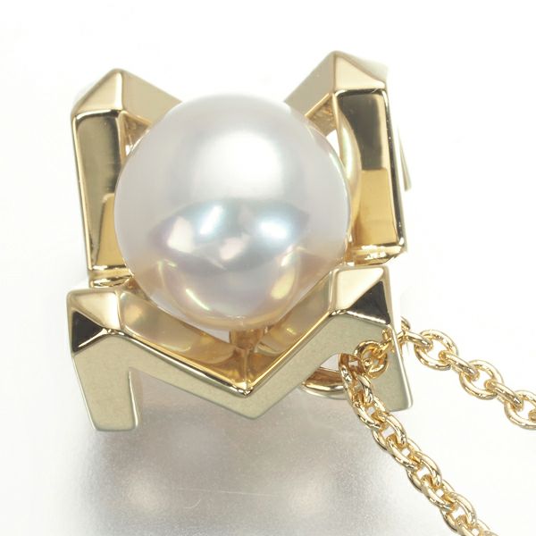 ミキモト ネックレス アコヤ真珠 7.6mm M Collection  K18YG 