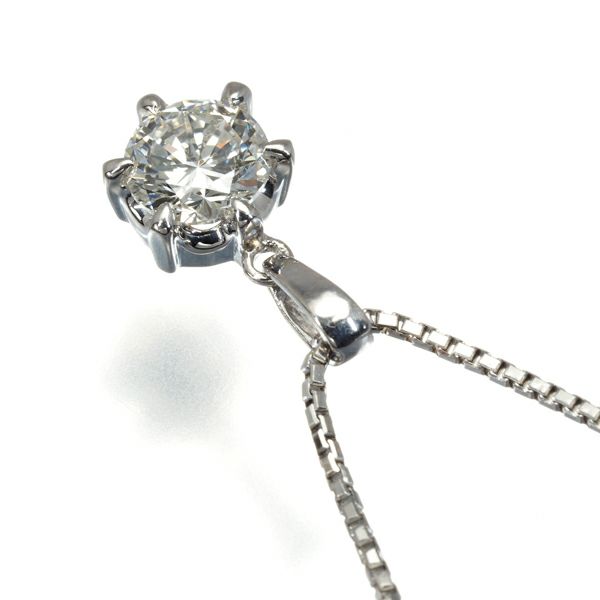 タサキ ネックレス ダイヤ 1.05ct  一粒 Pt900/Pt850 