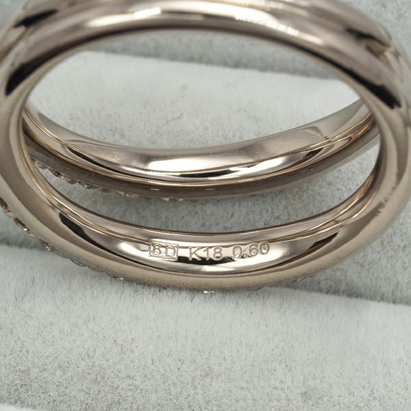 カシケイ リング ダイヤ 0.60ct マーシネス 15号 K18BG 