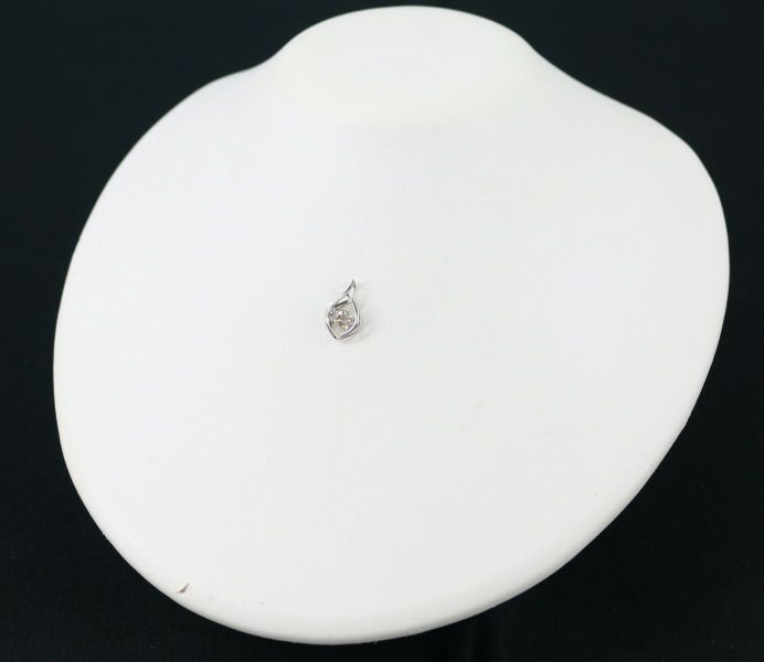 ブラウンダイヤ 0.50ct ダンシングストーン ペンダントトップ Pt900 