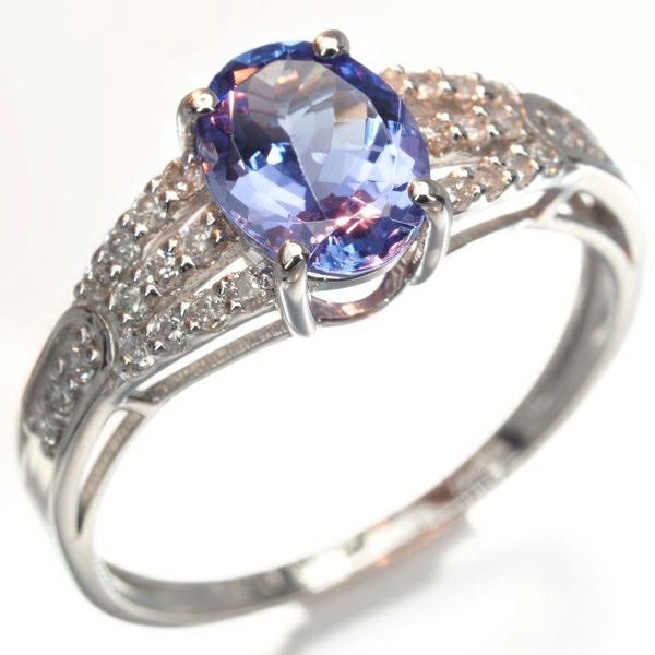 タンザナイト 1.11ct ダイヤ 0.19ct   リング Pt900 