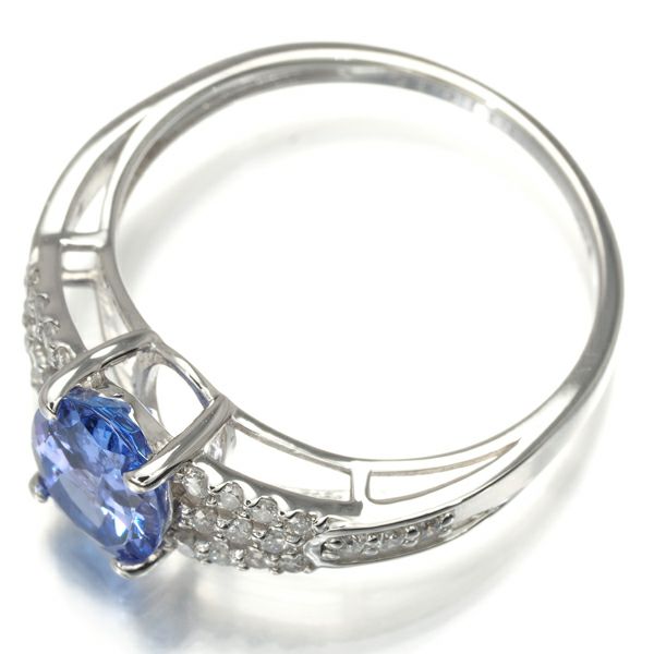 タンザナイト 1.11ct ダイヤ 0.19ct   リング Pt900 