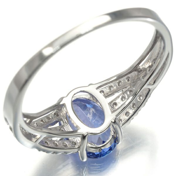 タンザナイト 1.11ct ダイヤ 0.19ct   リング Pt900 