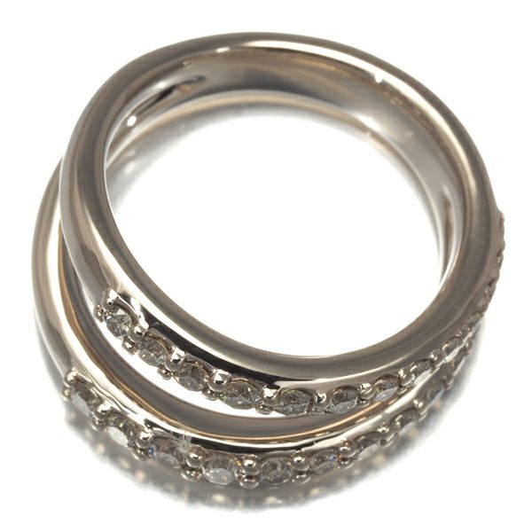 カシケイ リング ダイヤ 0.60ct マーシネス 12号 K18BG 