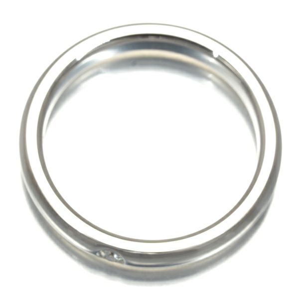 ティファニー リング ダイヤ スタッキングバンド ウェディング 1P 2.8mm 10号 Pt950 