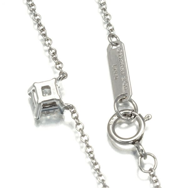 ティファニー ネックレス ダイヤ 0.33ct E VVS1 EX ルシダ ソリティア  Pt950 鑑定書