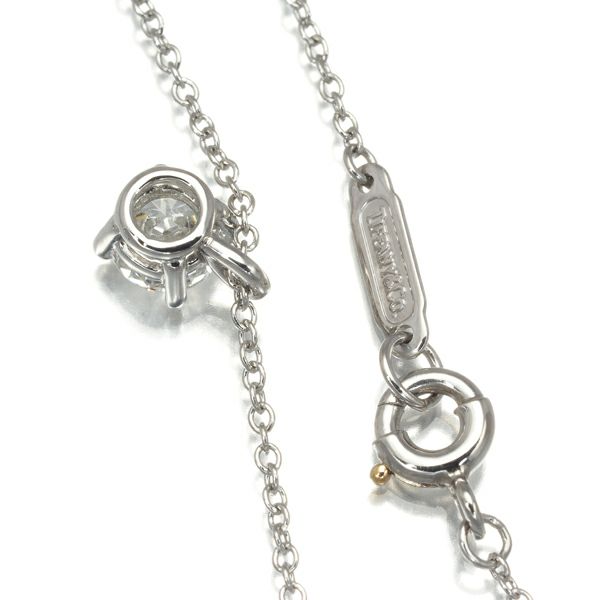 ティファニー ネックレス ダイヤ 0.37ct VVS2 H ソリティア  Pt950 鑑定書