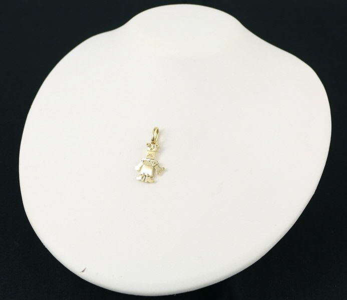 ポメラート ペンダントトップ キング チャーム K18YG/WG