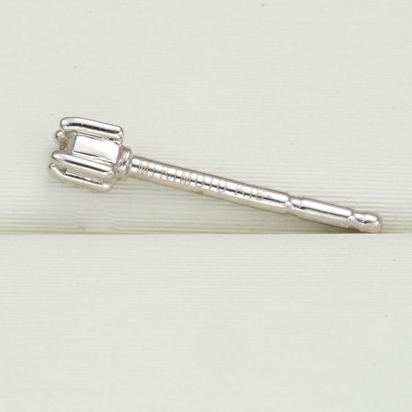 ミキモト ピアス パール アコヤ真珠 5.4mm ダイヤ 2WAY チャーム K18WG 