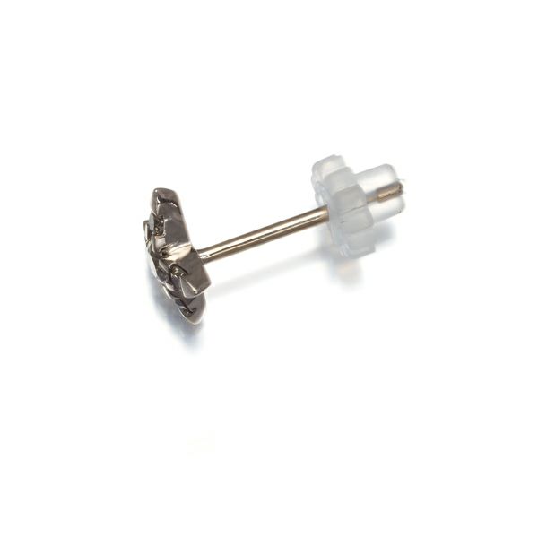 カシケイ ピアス ダイヤ 0.11ct ネイキッド 片耳 K18BG 
