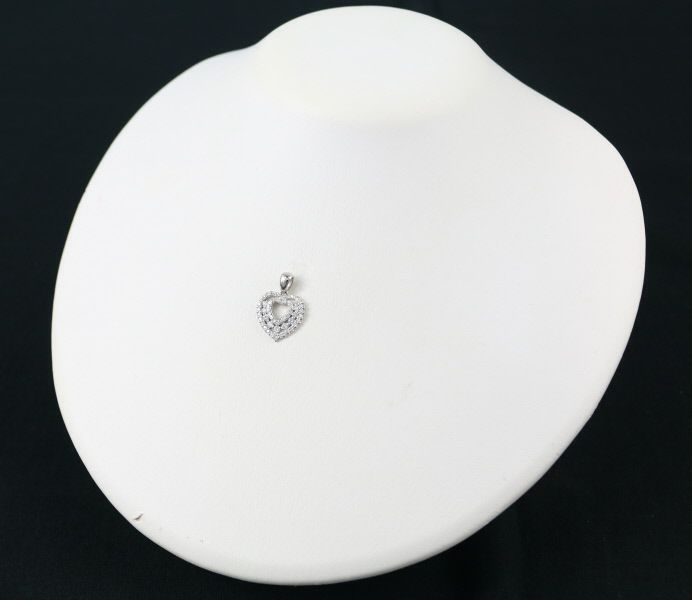 ダイヤ 0.50ct ハート ペンダントトップ Pt900 