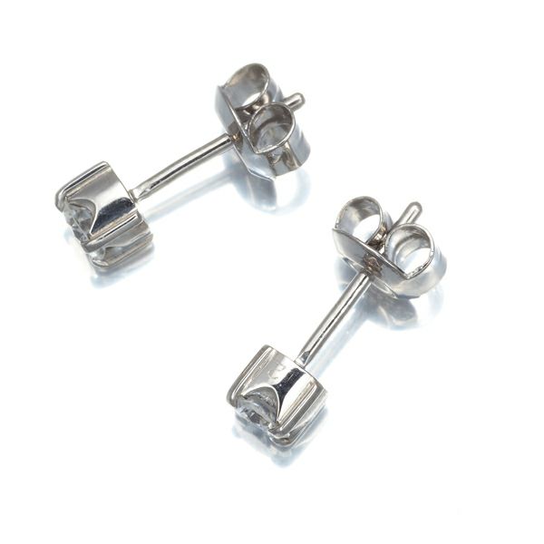 ダイヤ 0.20ct/0.20ct 一粒 ピアス Pt850 