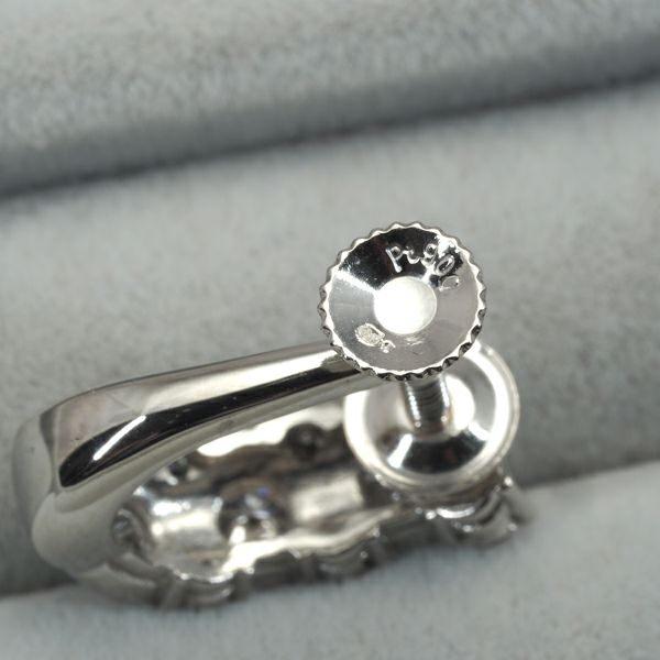 ミキモト イヤリング ダイヤ 0.57ct/0.57ct   Pt900 