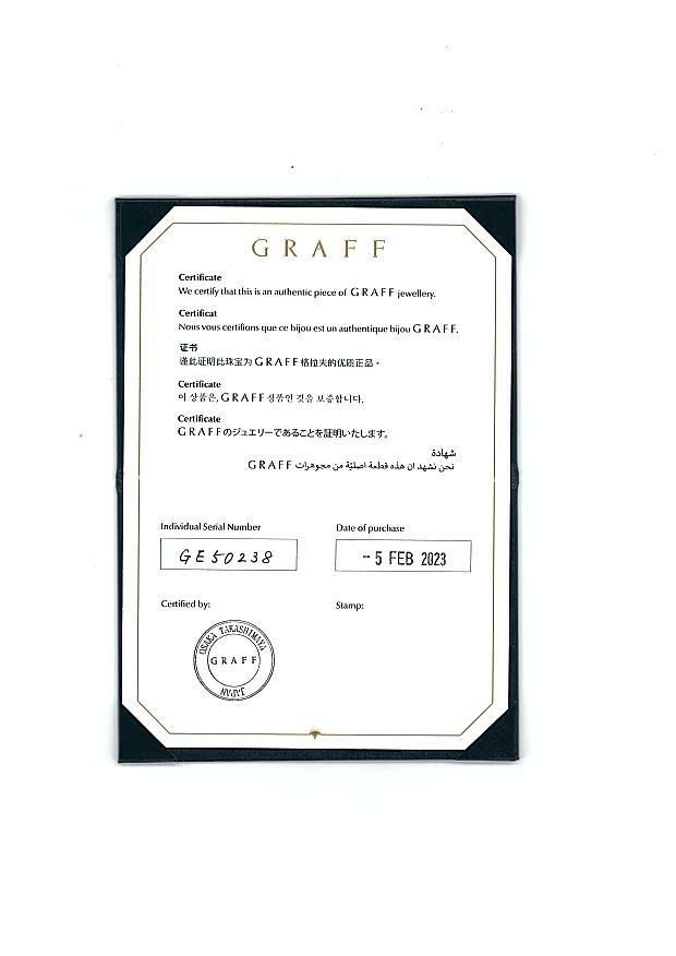 グラフ ピアス ダイヤ ミニバタフライ アニマル K18PG 箱/保証書