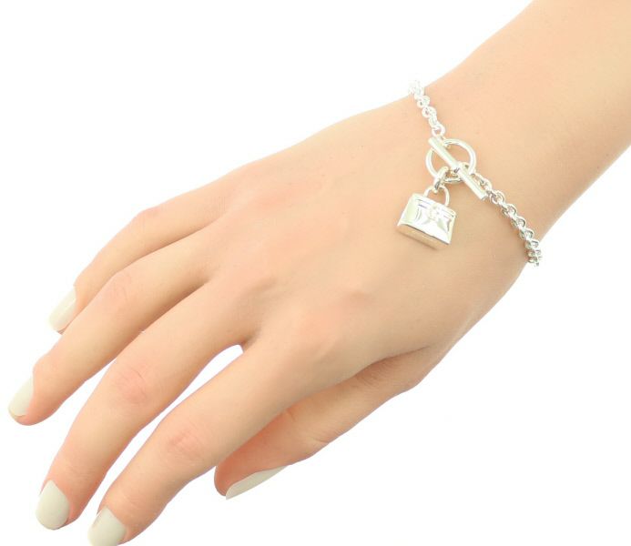 エルメス ブレスレット  ケリー バッグ シルバー 925 