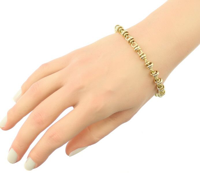 ポメラート ブレスレット   チェーン 29g K18YG/WG 