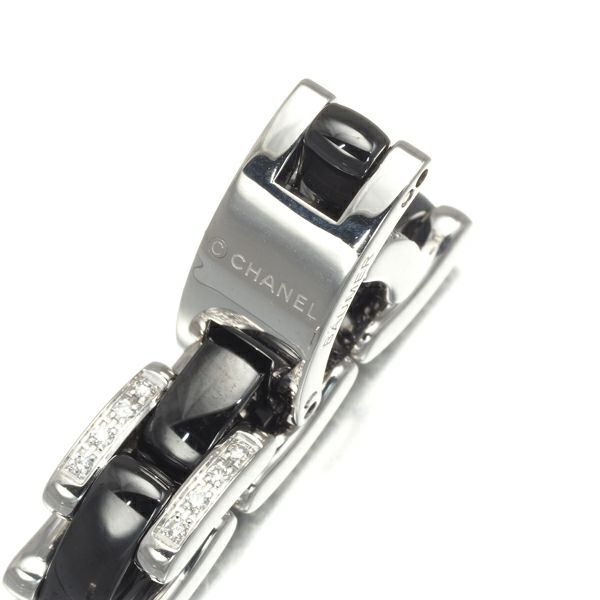 シャネル リング ダイヤ ウルトラ　J12 ミディアム 55号 K18WG/セラミック 