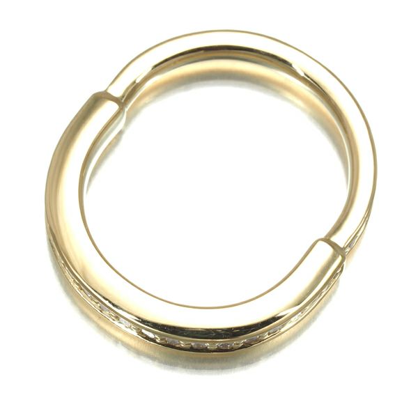 ティファニー リング フル ダイヤ 0.36ct ロック 14号 K18YG 