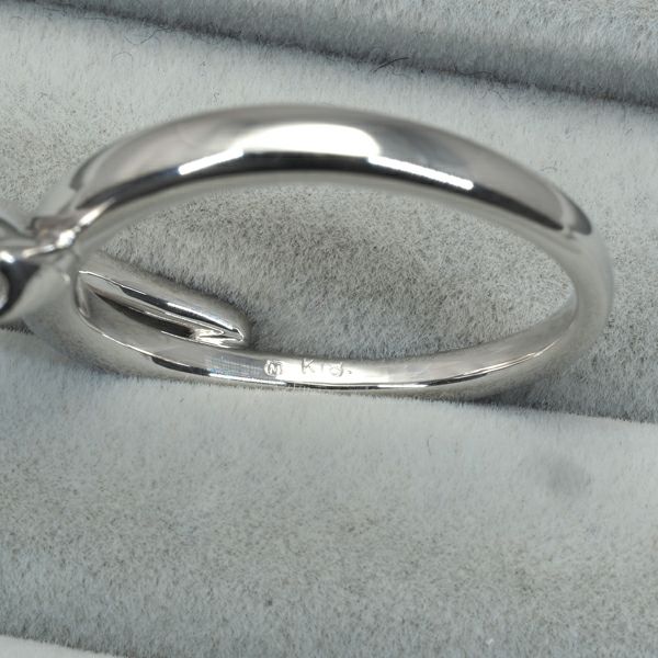 ミキモト リング ダイヤ 0.28ct  17号 K18WG 