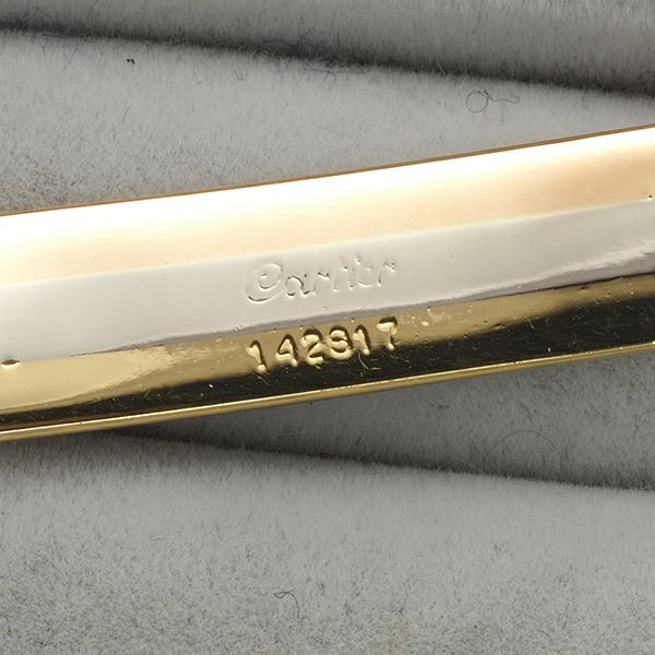 カルティエ ブレスレット 2C ドゥーブルC C2 トリニティ スリーカラー K18YG/WG/PG