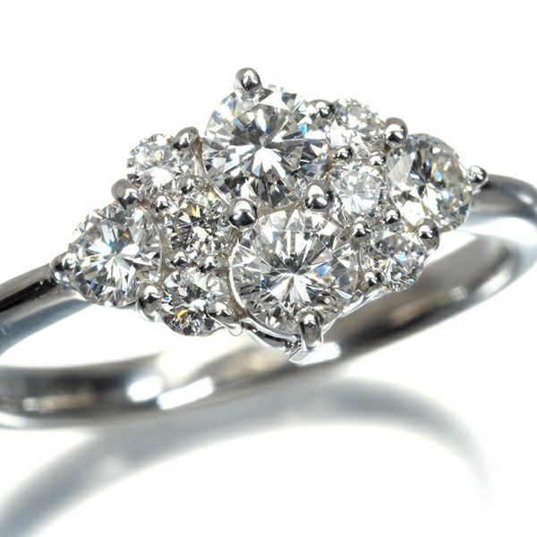 モニッケンダム リング ダイヤ 0.74ct  10号 Pt900 