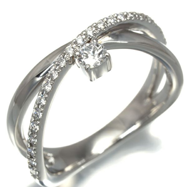 フェスタリア リング ダイヤ 0.125ct/0.11ct  Wish upon a star 11号 Pt950