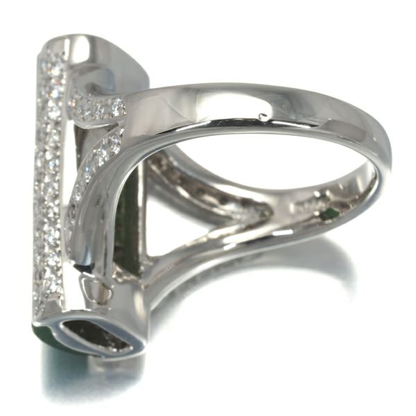 翡翠 3.77ct ダイヤ 0.60ct   リング Pt900 ソーティング