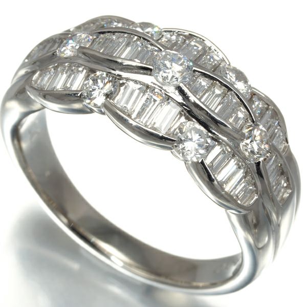 ダイヤ 1.56ct 2種カット  リング Pt900 