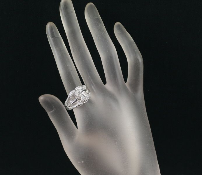 ダイヤ 1.53ct 2種カット  リング Pt900 