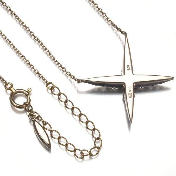 カシケイ ネックレス ダイヤ 1.00ct ネイキッド  K18BG 