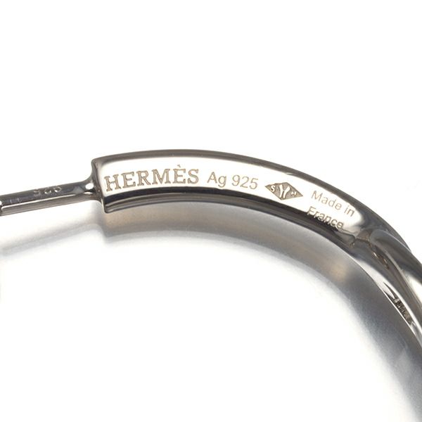 エルメス ピアス  シェーヌダンクル PM フープ シルバー925 