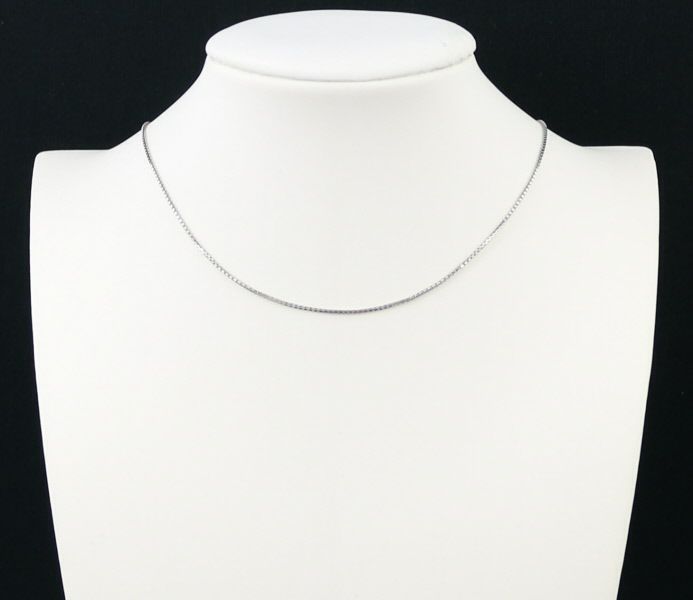 ベネチアン チェーンネックレス 40cm Pt900 
