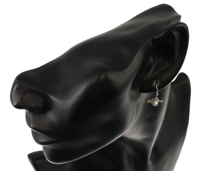 ミキモト ピアス ベビーパール アコヤ真珠 4.4mm フック K18WG 