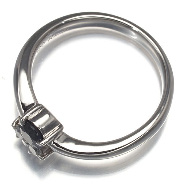 ケイウノ リング サファイア ダイヤ 0.11ct  14号 Pt900 