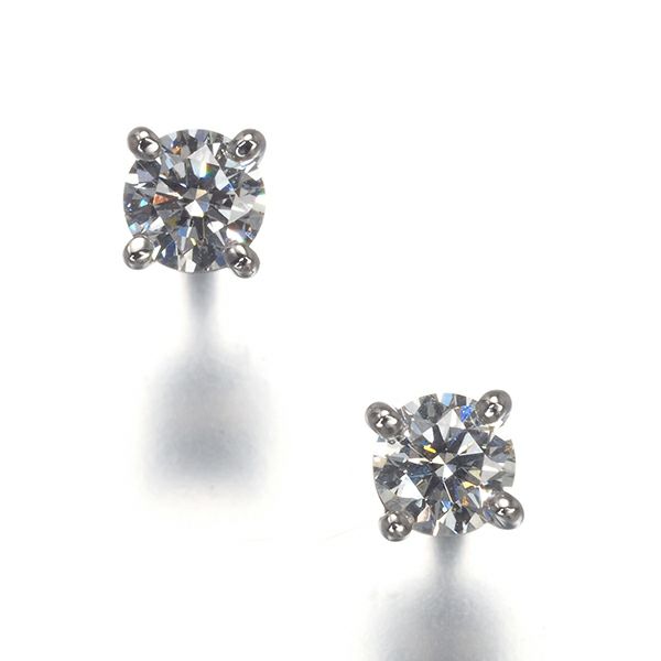 ティファニー ピアス ダイヤ 0.15ct/0.15ct程  ソリティア Pt950 