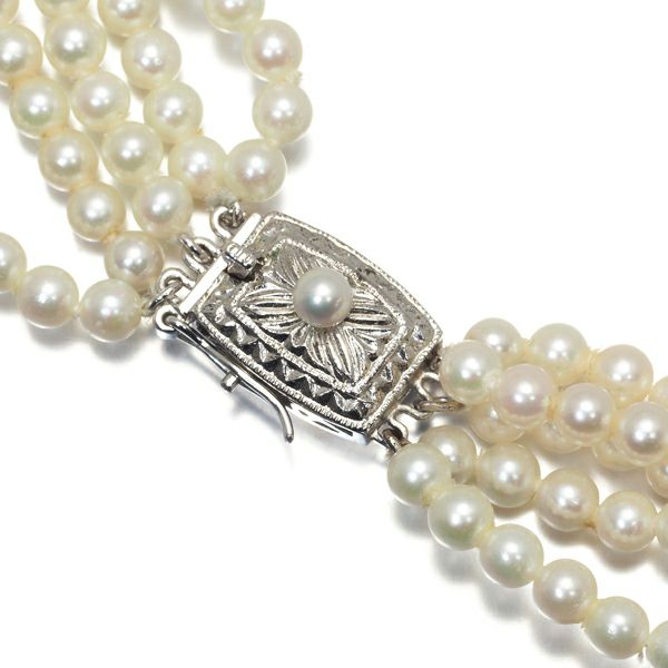 TASAKI タサキ ネックレス ベビーパール 真珠 3.5-4.0mm 5連