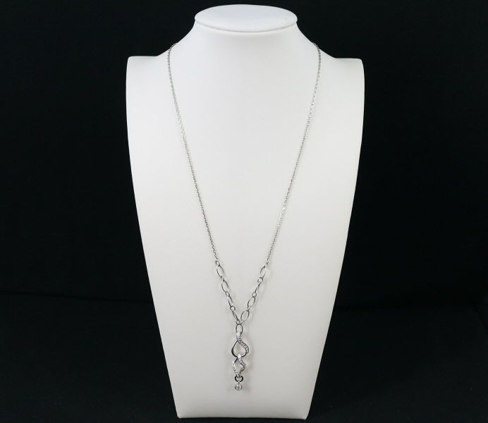 モニッケンダム ネックレス ダイヤ 0.47ct ロング Pt900 