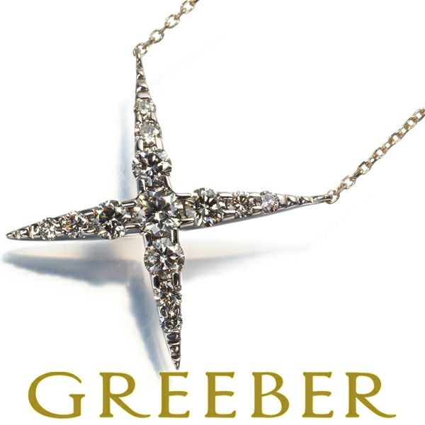 カシケイ ネックレス ダイヤ 1.00ct ネイキッド K18BG 