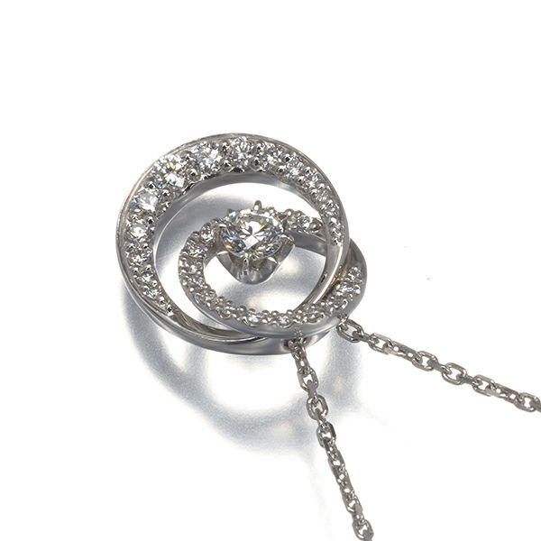 スタージュエリー ネックレス ダイヤ 0.33ct トゥー ユニバース  Pt950 