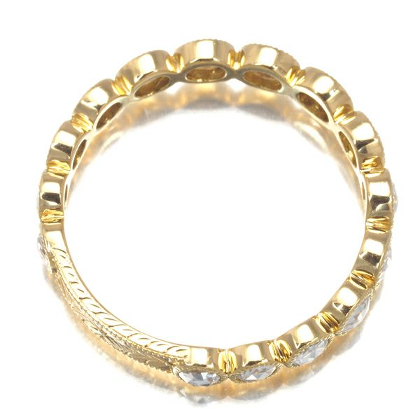 ローズカットダイヤ 0.75ct   リング K18YG 
