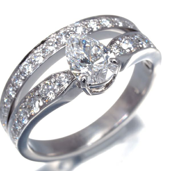 ショーメ リング ダイヤ 0.70ct  ジョゼフィーヌ オーブプランタニエール ティアラ 12.5号 K18 鑑
