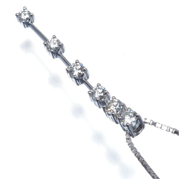 タサキ ネックレス ダイヤ 0.43ct  6P Pt900/Pt850 