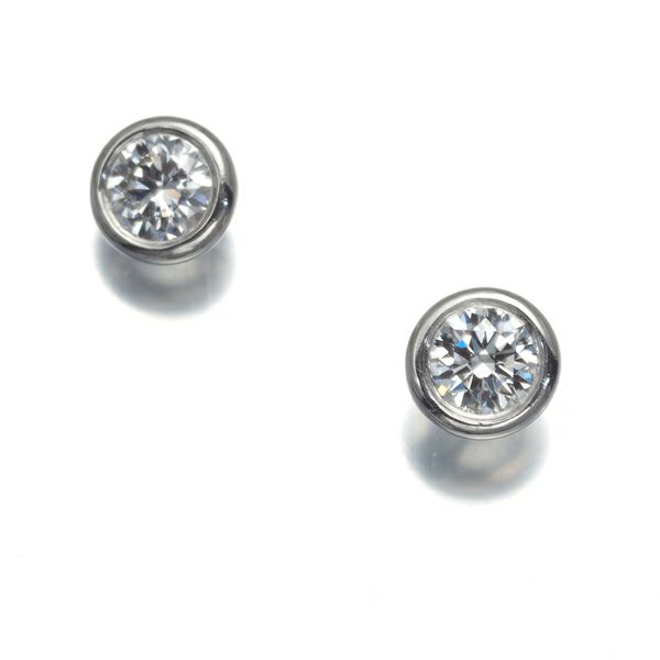 ティファニー ピアス ダイヤ 0.17ct/0.17ct程 バイザヤード Pt950 
