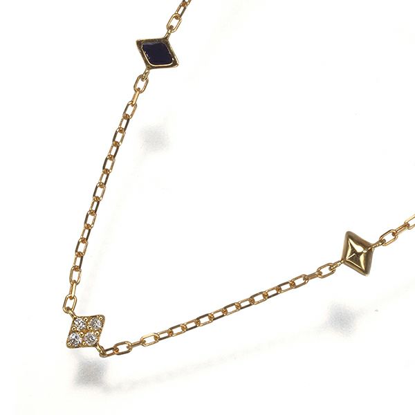 セイレーンアズーロ ブレスレット ダイヤ 0.01ct   K18YG/エナメル 