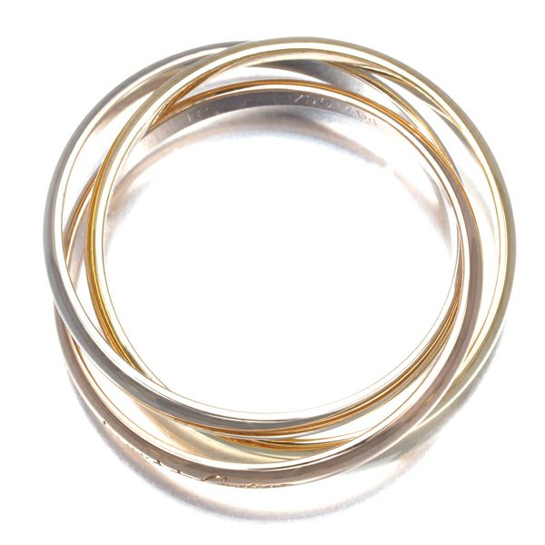 カルティエ リング  トリニティ スリーカラー XS　54号 K18YG/WG/PG 