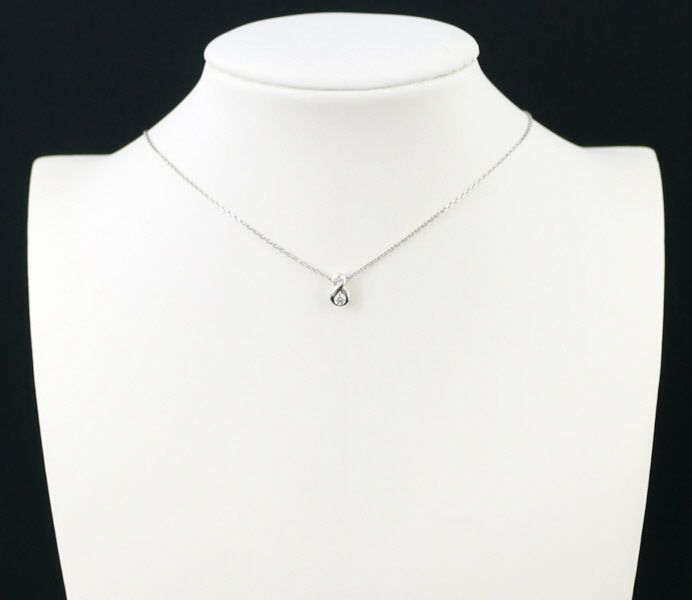 ロイヤルアッシャー ネックレス ダイヤ 0.06ct Pt950 保証書