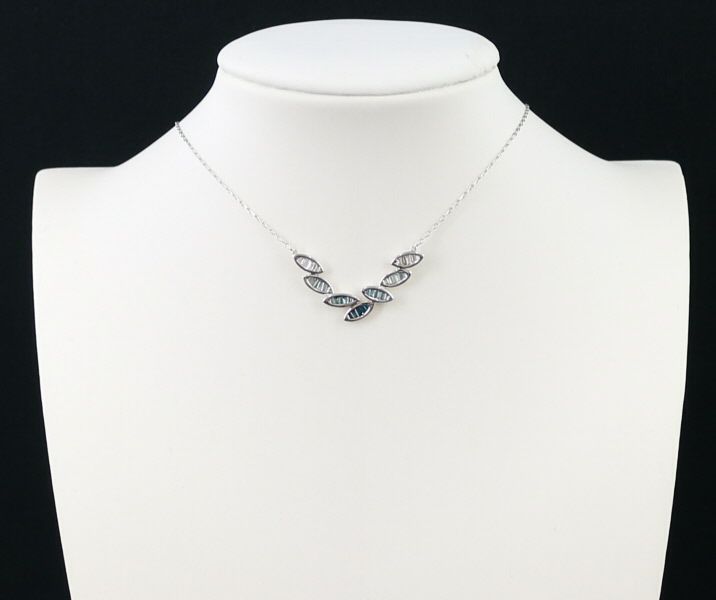 ダイヤ 0.40ct グラデーション  ネックレス K18WG 