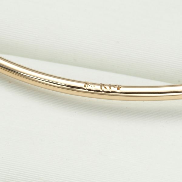 ミキモト ブレスレット ベビーパール アコヤ真珠 4.6mm バングル K14YG 