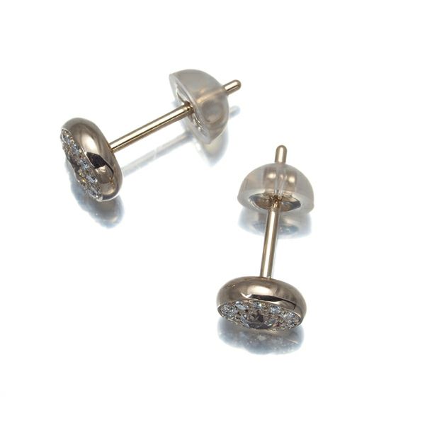 カシケイ ピアス ダイヤ 0.20ct/0.10ct  モア サークル K18BG 