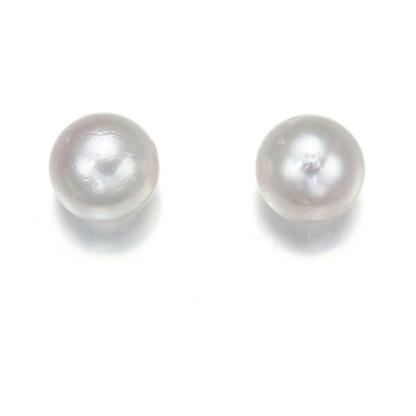 パール 淡水真珠 3.8-6.3mm チェーン 揺れる 2WAY チャーム ピアス K18YG 